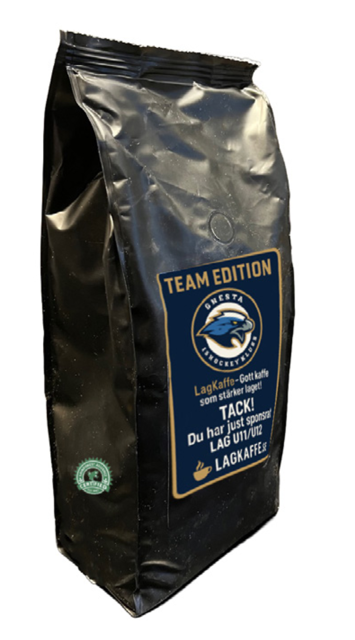Lagkaffe 450 gram Rainforest Alliance mediumrost hela bönor kaffepaket